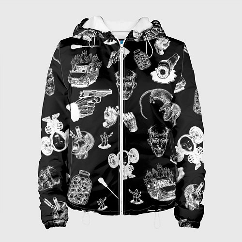 Женская куртка КРОВОСТОК ТАТУИРОВКИ / 3D-Белый – фото 1