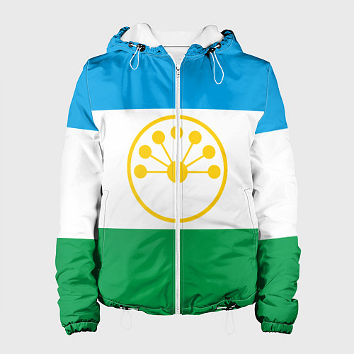 Женская куртка Башкортостан / 3D-Белый – фото 1