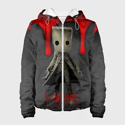 Женская куртка Little Nightmares 2 кровь / 3D-Белый – фото 1