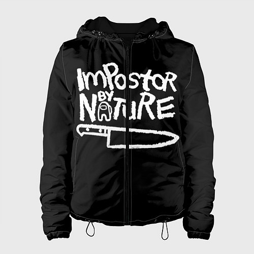 Женская куртка Among Us Naughty by Nature / 3D-Черный – фото 1