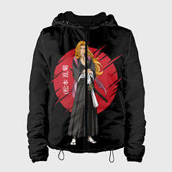 Куртка с капюшоном женская BLEACH - Rangiku Matsumoto, цвет: 3D-черный