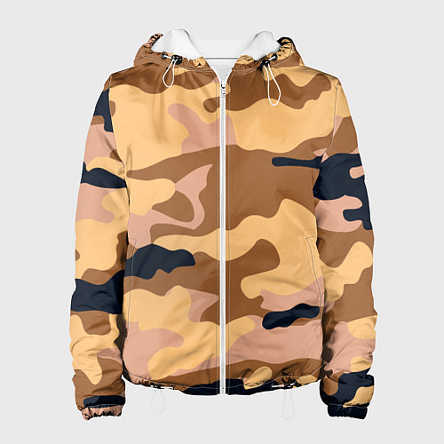 Женская куртка Камуфляж / 3D-Белый – фото 1