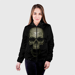Куртка с капюшоном женская SKULL, цвет: 3D-черный — фото 2