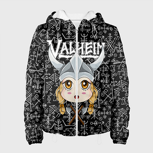 Женская куртка Valheim Girl / 3D-Белый – фото 1