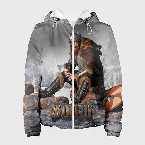 Женская куртка Valheim Викинг / 3D-Белый – фото 1