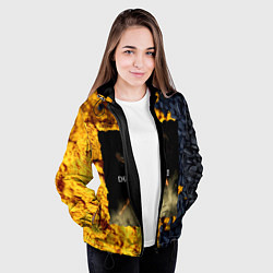 Куртка с капюшоном женская DARK SOULS 3, цвет: 3D-черный — фото 2