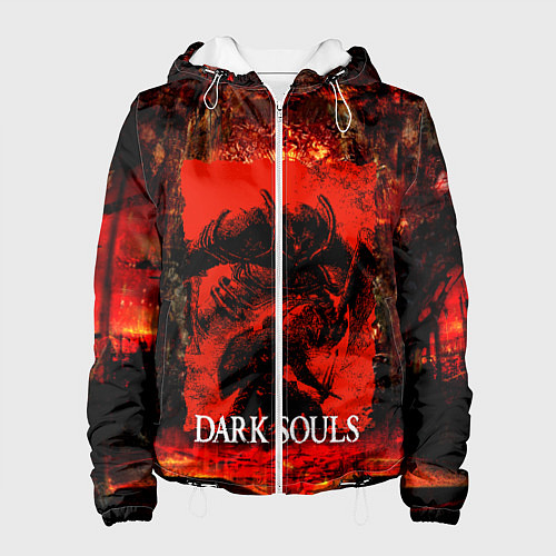 Женская куртка DARK SOULS GAME STORY / 3D-Белый – фото 1