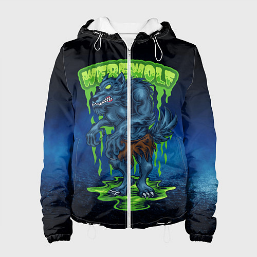 Женская куртка Оборотень зомби / 3D-Белый – фото 1