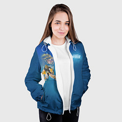 Куртка с капюшоном женская Penguins NHL, цвет: 3D-белый — фото 2