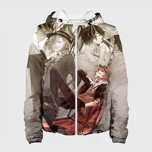 Женская куртка Чуя Накахара / 3D-Белый – фото 1