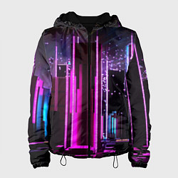 Куртка с капюшоном женская PINK CITY, цвет: 3D-черный