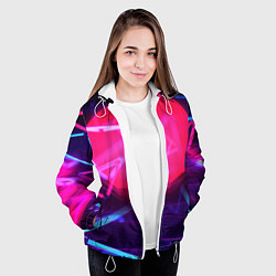 Куртка с капюшоном женская IN DA CLUB!, цвет: 3D-белый — фото 2