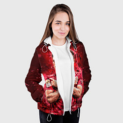 Куртка с капюшоном женская Левандовски Lewandowski 9, цвет: 3D-белый — фото 2