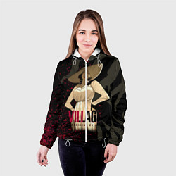 Куртка с капюшоном женская Resident Evil Village Blood, цвет: 3D-белый — фото 2