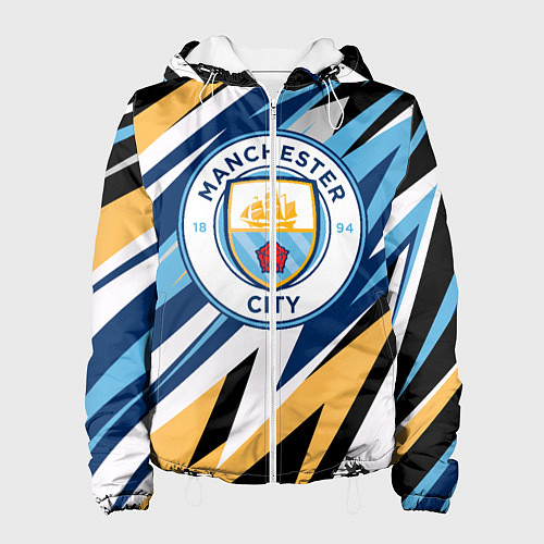 Женская куртка МАНЧЕСТЕР СИТИ MANCHESTER / 3D-Белый – фото 1