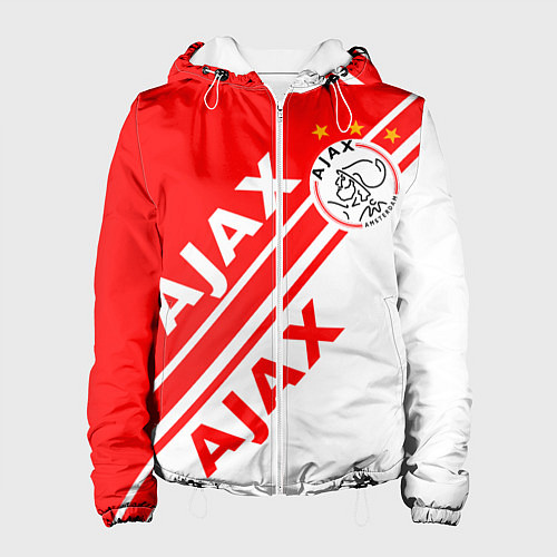 Женская куртка FC AJAX AMSTERDAM ФК АЯКС / 3D-Белый – фото 1