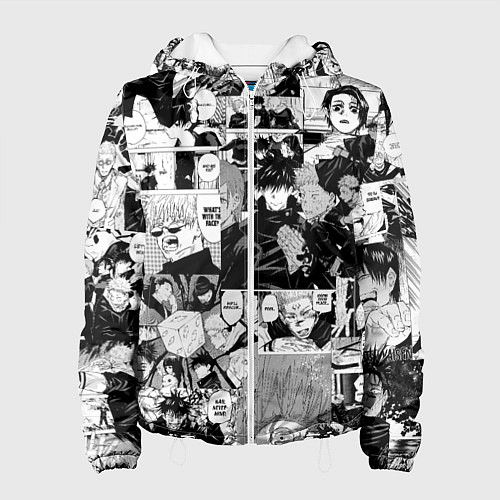 Женская куртка Магическая Битва / 3D-Белый – фото 1