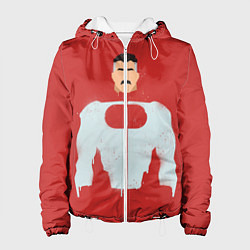 Куртка с капюшоном женская Омни-Мэн Нолан Грейсон, цвет: 3D-белый