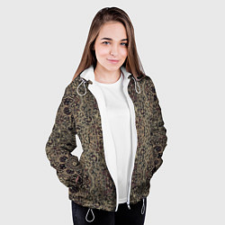 Куртка с капюшоном женская КрасиВые Узоры Ковра, цвет: 3D-белый — фото 2