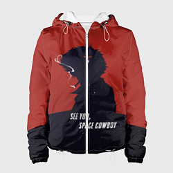 Куртка с капюшоном женская Cowboy Bebop - Spike, цвет: 3D-белый