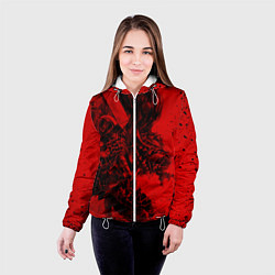 Куртка с капюшоном женская BERSERK БЕРСЕРК, цвет: 3D-белый — фото 2