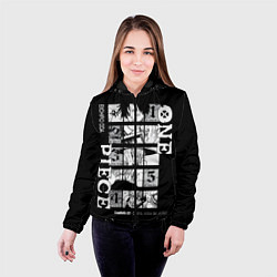 Куртка с капюшоном женская ONE PIECE Главные герои, цвет: 3D-черный — фото 2