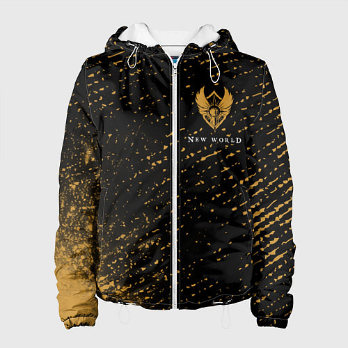 Женская куртка New World - Мародеры - Взрыв / 3D-Белый – фото 1