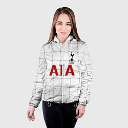 Куртка с капюшоном женская Тоттенхем Лондон, цвет: 3D-белый — фото 2