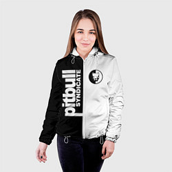 Куртка с капюшоном женская PITBULL SYNDICATE ПИТБУЛЬ, цвет: 3D-белый — фото 2