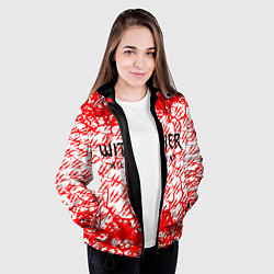 Куртка с капюшоном женская The Witcher, цвет: 3D-черный — фото 2