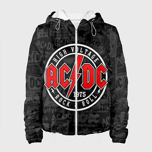 Женская куртка AC DC HIGH VOLTAGE / 3D-Белый – фото 1