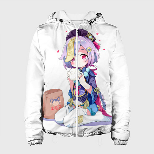 Женская куртка Ци Ци из Genshin Impact / 3D-Белый – фото 1