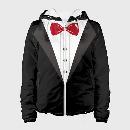 Женская куртка Смокинг / 3D-Белый – фото 1