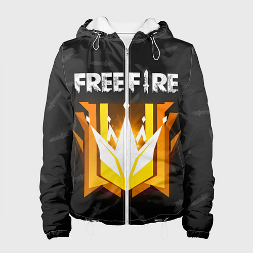 Женская куртка Free Fire Фри фаер / 3D-Белый – фото 1