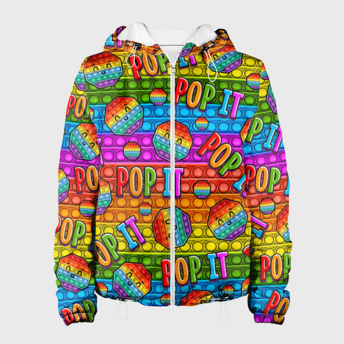 Женская куртка POP IT SMILE ПОП ИТ ПУПЫРКА / 3D-Белый – фото 1
