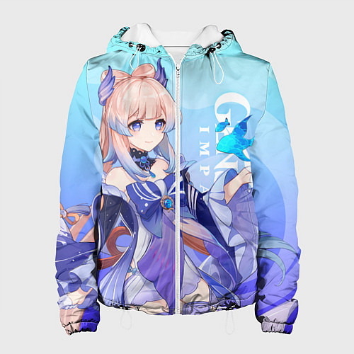 Женская куртка Genshin Impact, Кокоми / 3D-Белый – фото 1