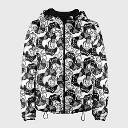 Куртка с капюшоном женская Геймер, цвет: 3D-черный