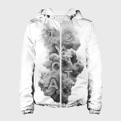 Женская куртка TOYOTA SMOKE / 3D-Белый – фото 1