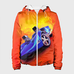Куртка с капюшоном женская Hot Wheels Хот Вилс, цвет: 3D-белый