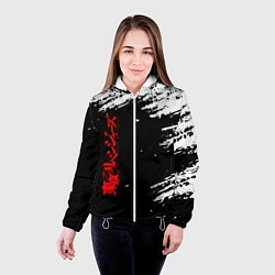 Куртка с капюшоном женская Токийские мстители, цвет: 3D-белый — фото 2