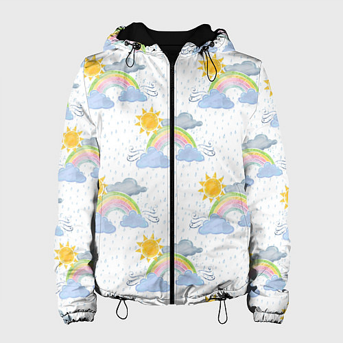 Женская куртка Погода / 3D-Черный – фото 1