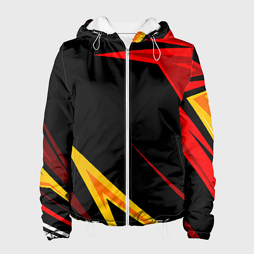 Женская куртка Уникальные линии / 3D-Белый – фото 1