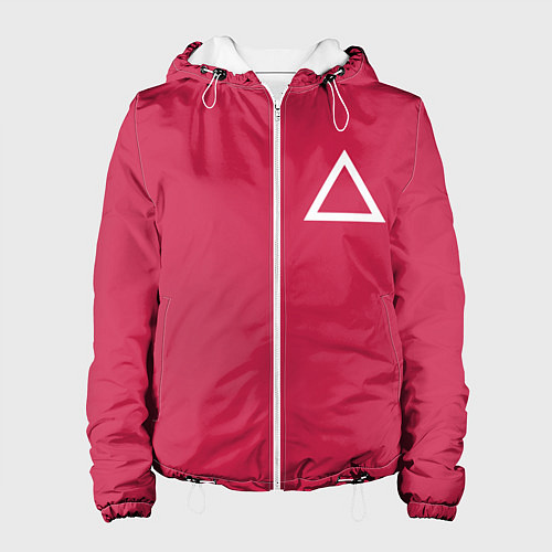 Женская куртка Треугольник / 3D-Белый – фото 1