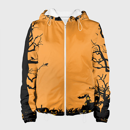 Женская куртка Orange Halloween TRD / 3D-Белый – фото 1