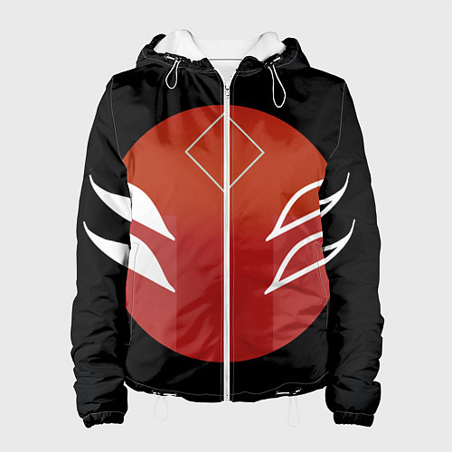 Женская куртка Японская лисица / 3D-Белый – фото 1