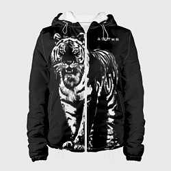 Куртка с капюшоном женская А вот и я, бандерлоги, цвет: 3D-белый