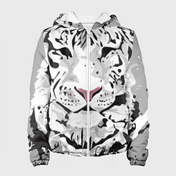 Женская куртка Белый снежный тигр