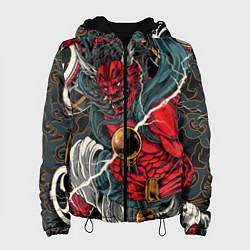 Куртка с капюшоном женская БОГ ГРОМА РАЙДЗИН, цвет: 3D-черный