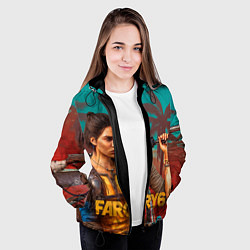 Куртка с капюшоном женская Far Cry Dani Rojas, цвет: 3D-черный — фото 2