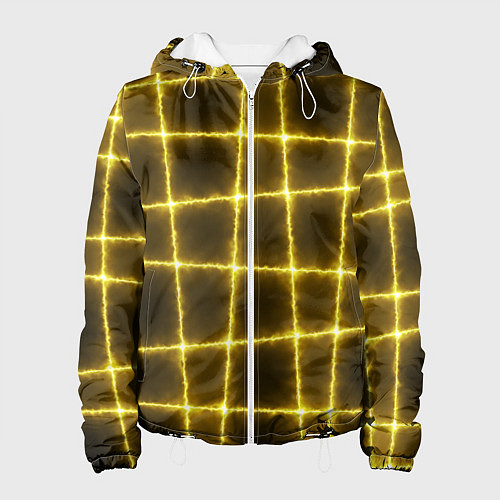 Женская куртка Неоновый барьер / 3D-Белый – фото 1